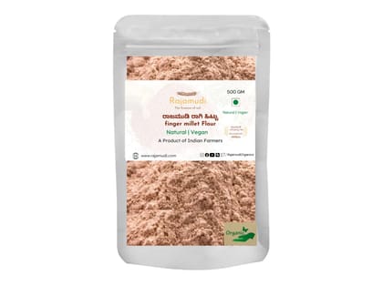 Rajamudi Organics Finger Millet Flour - 500 Gram