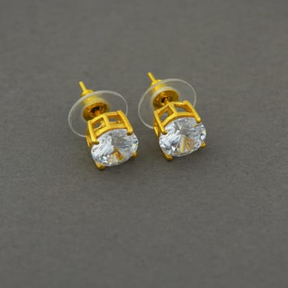Solitaire Crystal Studs