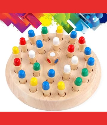 Matching Games, Wooden Memory Match Stick Chess Game,BLOWEST Colorful Memory Chess, Funny Block Board Game, Early Educational Toy, Brain Trainig Games