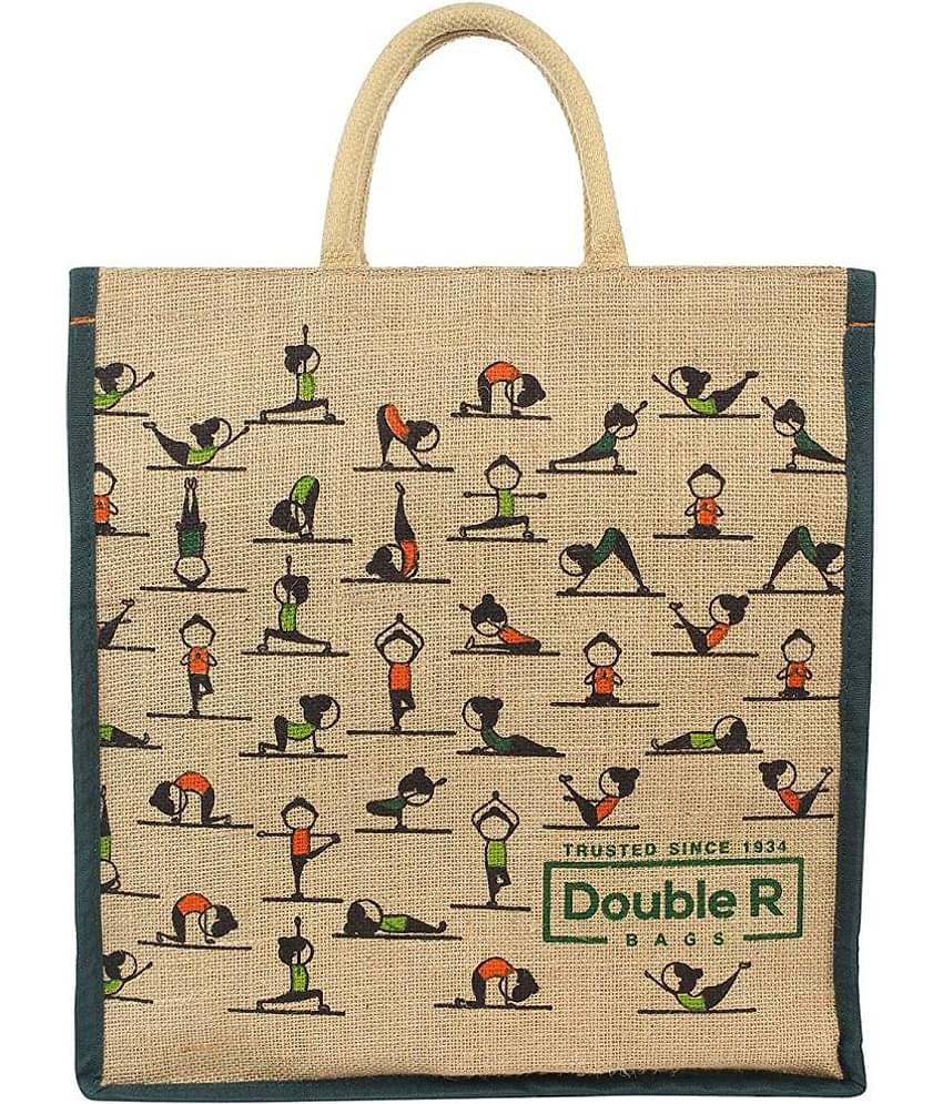 Double R Bags - Multi Color Jute Lunch Bag