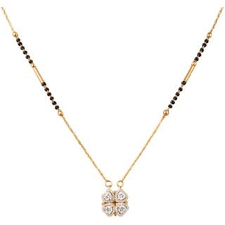 18k Gold Plated Mangalsutra (Clover Charm Mangalsutra) 18k Gold Plated Mangalsutra (Clover Charm Mangalsutra)