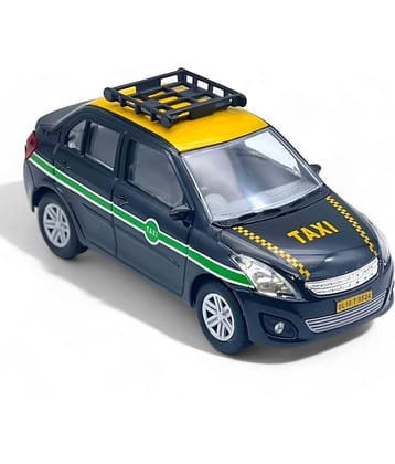 Urban Black Taxi Toy with Pull-Back Action and Door Openable,Ola UBER Swift Model Car Toy for Kids