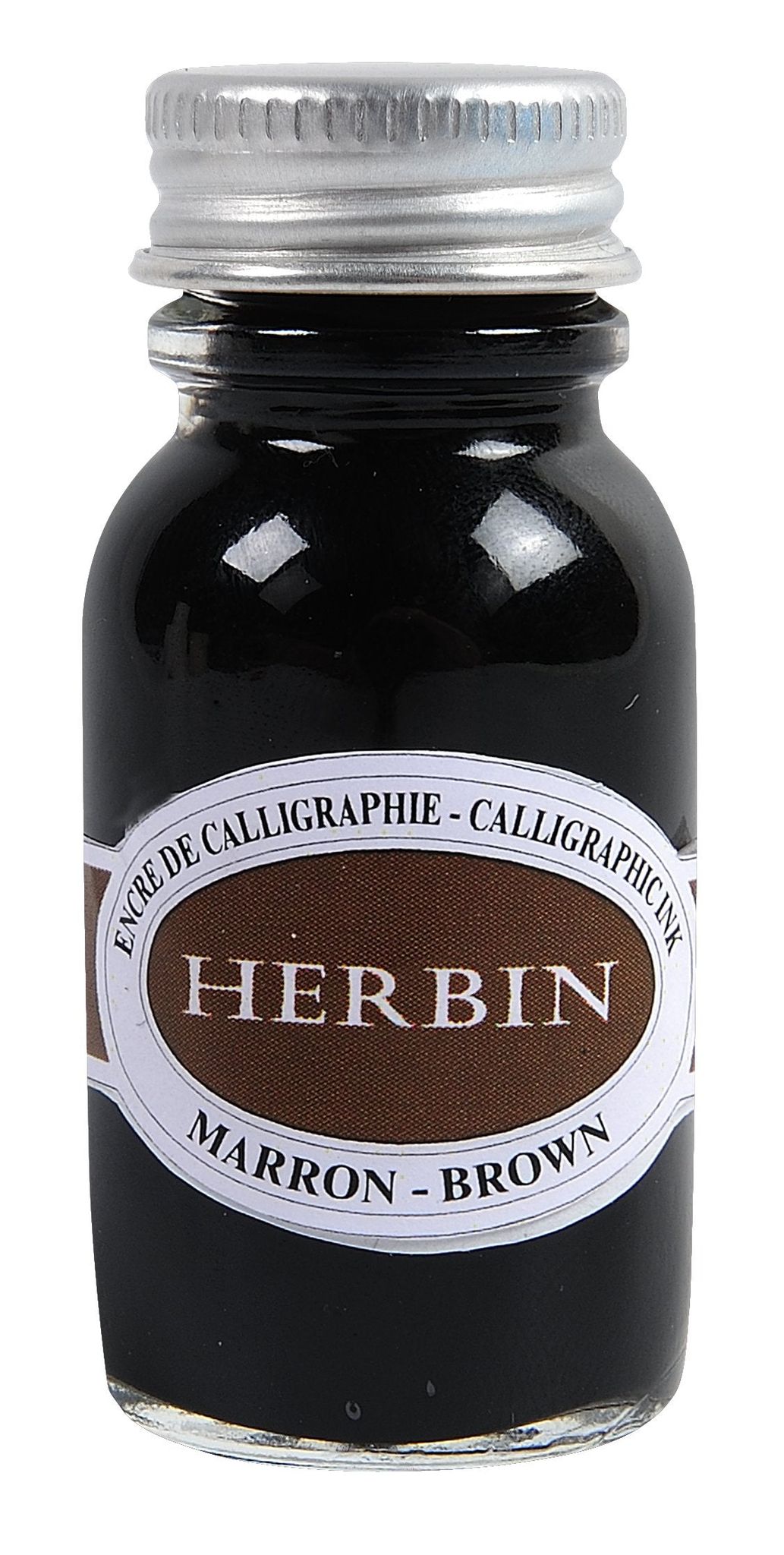 Herbin Calligraphy Ink Bottle - Marron-15 ml
