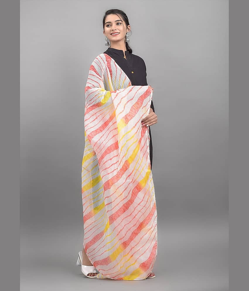 Apratim - Cotton Blend Multicoloured Women's Dupatta - ( Pack of 1 )