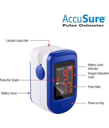 Accusure PULSE OXIMETER (SPO2) FINGER TIP Finger Tip
