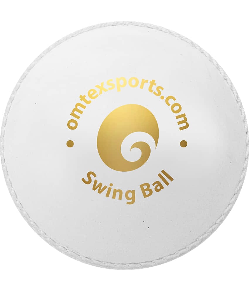 Omtex Cricket Swing Ball - Half Tennis & Half Rubber Ball