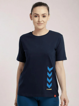 Tany Cotton Poly T-Shirt - XL / Blue / Blue