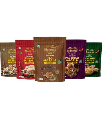 MANPRAS COMBO OF 5 Masala 50 gm