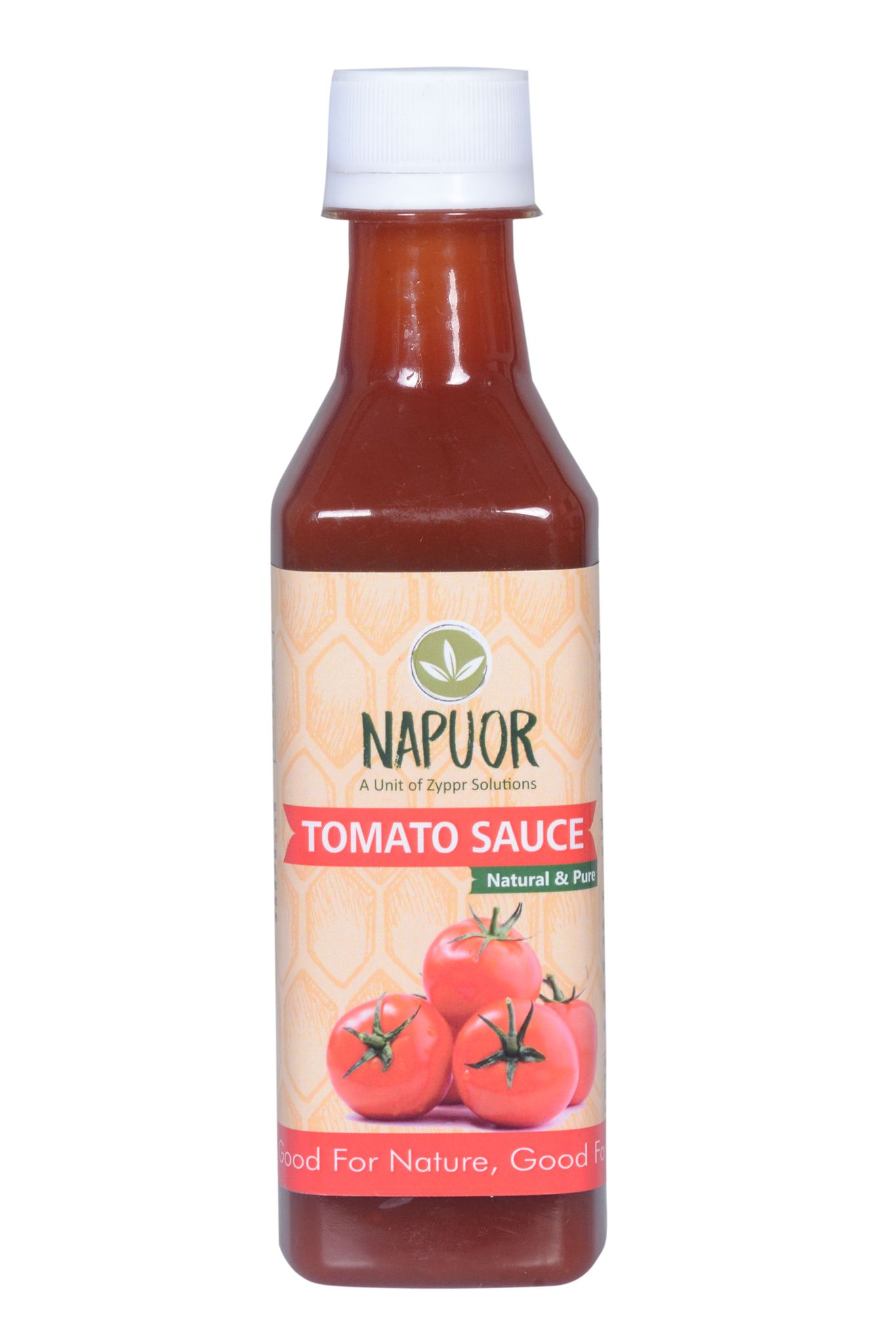 NAPUOR Tomato Ketchup (100% Chemical Free | No Preservatives | No MSG | No Trans Fat | No Processed Sugar | All Natural Ingredients), 345 gm