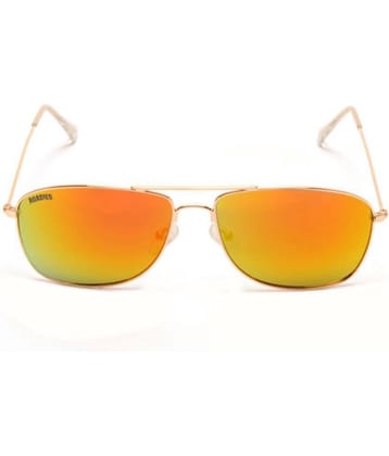 Roadies - Gold Square Sunglasses ( Pack of 1 )