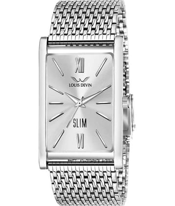LOUIS DEVIN - Silver Metal Analog Men's Watch