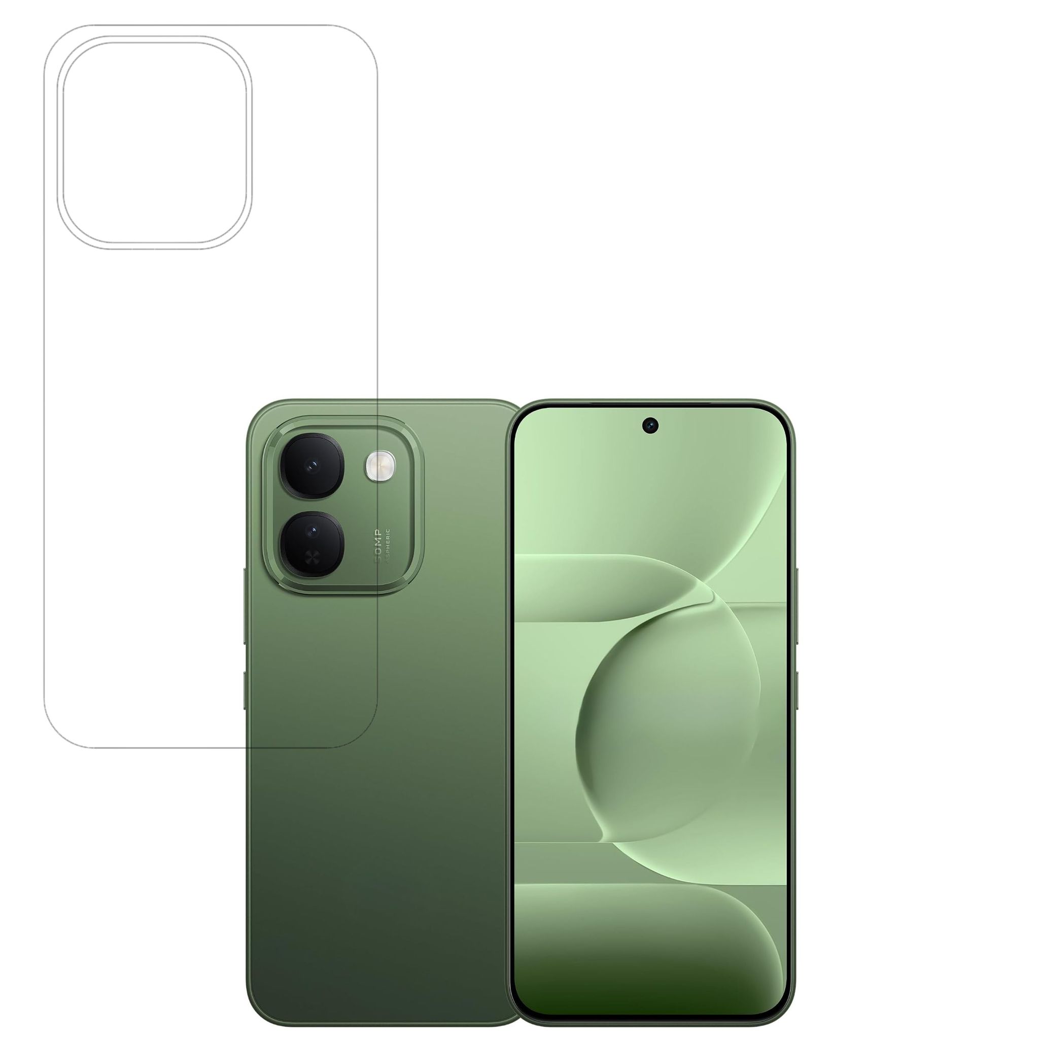 ISAAK Back Screen Protector Compatible with Vivo S2 FE (Pack of 1)