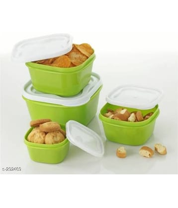 analog kichenware Dal, Pasta, Grocery Plastic Food Container Set of 4 5000 mL
