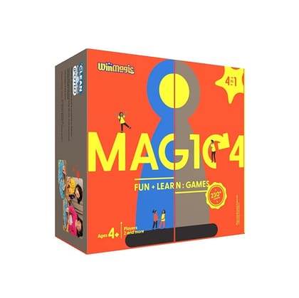 Magic4 Games Fun and Learn, 4 in 1 Games