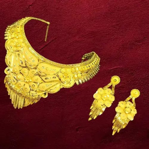 Bridal Necklace Set with Intricate Design jewelry set