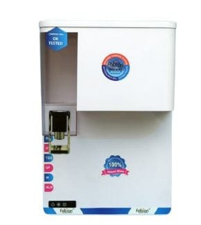 Fabian Flora Water Purifier (White) | RO+UV+TDS+UF+Mineral+Ironguard | 10L Storage | Wall Mountable