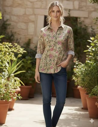 COTTON SHIRT FOR WOMEN Rajasthani Traditional. .