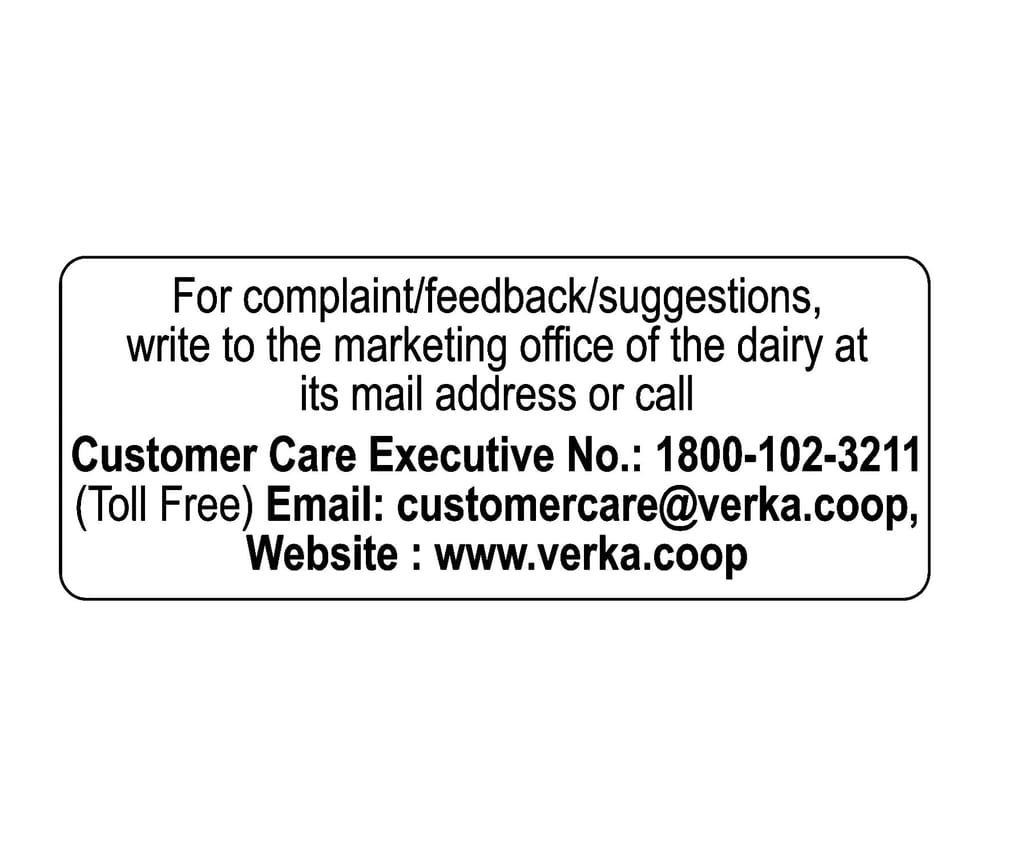 VERKA COW GHEE 1 LTR TIN