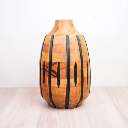 Wooden Art Vase - Lene-Small