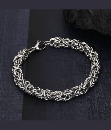 FASHION FRILL Silver Bracelet ( Pack of 1 )