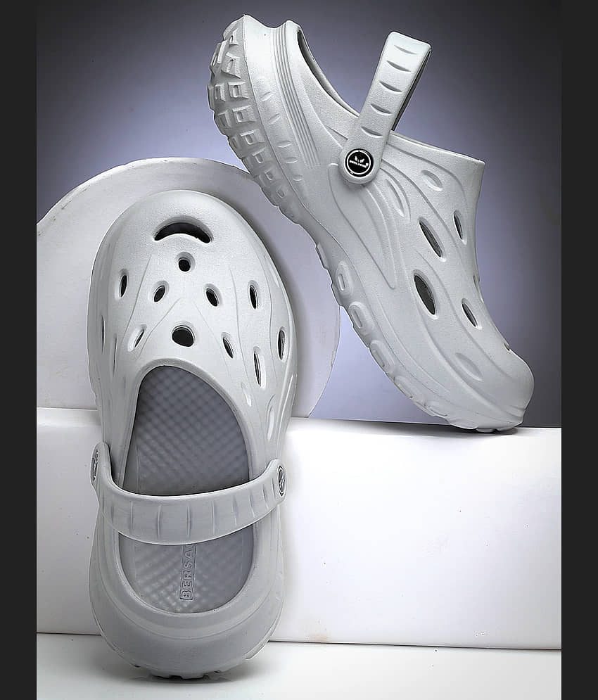 Bersache - Grey Men's Clogs