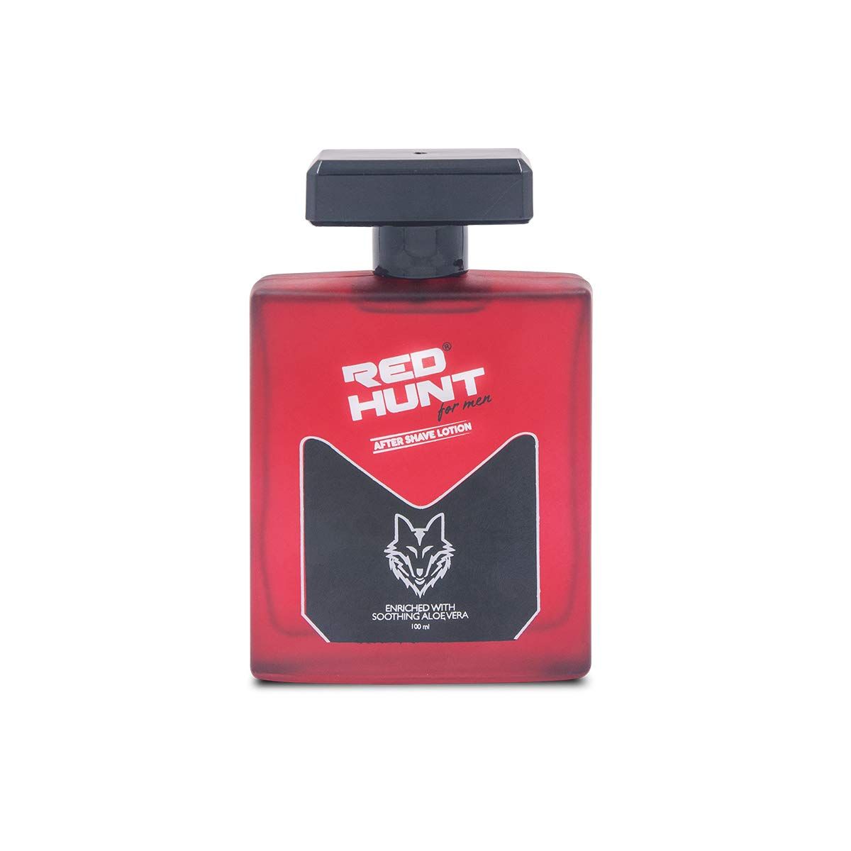 Red Hunt After Shave Lotion Post Shave Face Lotion Enriched with Soothing Aloevera Menthol & Glycerin 100ml