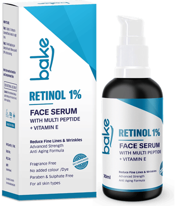 BAKE Face Serum Retinol Anti-Wrinkle For All Skin Type ( Pack of 1 )