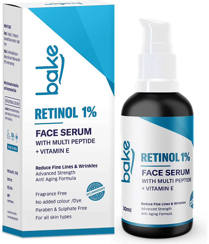 BAKE Face Serum Retinol Anti-Wrinkle For All Skin Type ( Pack of 1 )