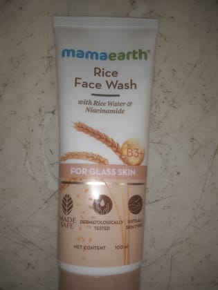 Mama earth rice face wash