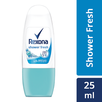 Rexona Shower Fresh Underarm Odour Protection Roll On Deodorant, 25ml Rexona Shower Fresh Underarm Odour Protection Roll On Deodorant, 25ml