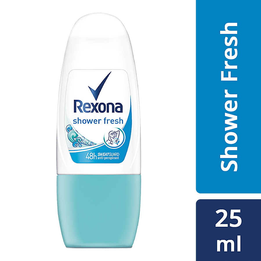 Rexona Shower Fresh Underarm Odour Protection Roll On Deodorant, 25ml