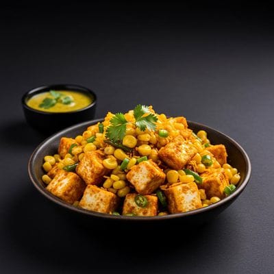 Corn Paneer Chat