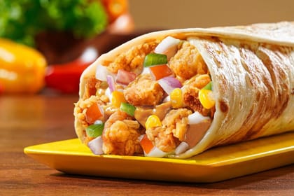 Jalapeno Cheese Chicken Strips Burger Wrap - Crispy Bake (Chefs Special) Jalapeno Cheese Chicken Strips Burger Wrap - Crispy Bake (Chefs Special)