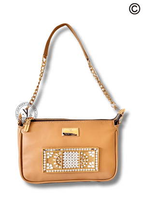 Mud Muse Lippan Art Handcrafted Baguette Bag/Sling