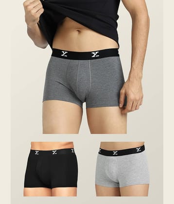 XYXX Pack of 3 Modal Trunks For Men's ( Multicolor )