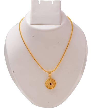 Jewar Mandi New Design Gold Plated Locket/Pendant with Chain Daily use for Men, Women & Girls, Boys