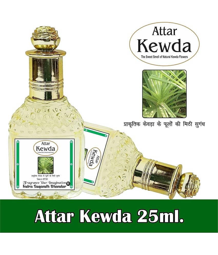 INDRA SUGANDH BHANDAR Kewda Non- Alcoholic 25ml Attar ( Pack of 2 )