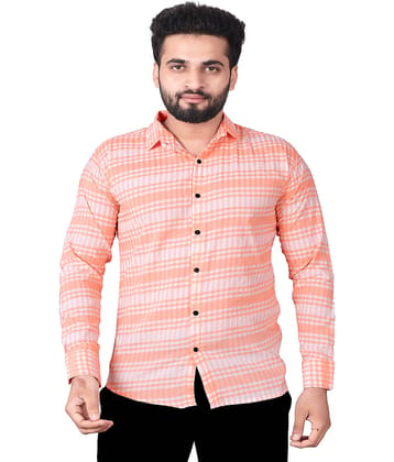 JEEVAAN - THE PERFECT FASHION Cotton Blend Slim Fit Checks Full Sleeves Men's Casual Shirt - Grey ( Pack of 1 )