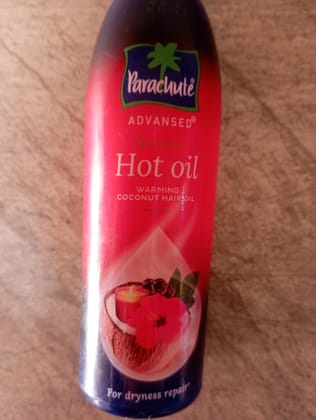 Parachute Advansed Hot oil Warming Coconut hair oil 