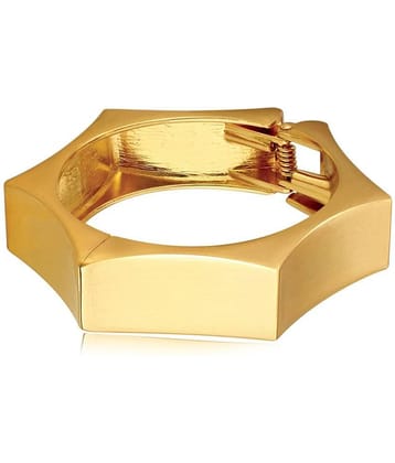 Spargz Party Wear Golden Brass Bracelet