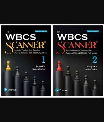 WBCS Scanner Volume 1 and 2, Includes Previous Year Question Papers of Prelims 1999-2023 Fully Solved, 11th Edition