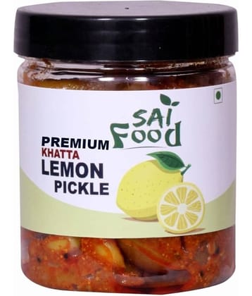 SAi Food PREMIUM Masalo Se Bana Sweet n Sour Premium Sweet Lemon Pickle Nimbu Ka Achar Pickle 250 g