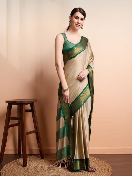 Trending Pathani Kanjivaram Silk Woven Saree