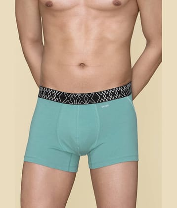 XYXX Pack of 1 Cotton Trunks For Men's ( Blue )
