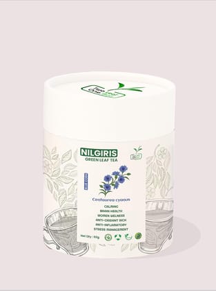 Two Leaf One Bud Nilgris Green Leaf Tea - Blue Corn 50 Gms