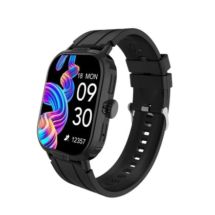 GIZFIT NEXO Smartwatch 2.01 Display | Rotating Crown | Hindi Language Support | Voice Assistant | Up to 7 Days Battery Life (Black or Grey | Color As Per Stock Available) GIZFIT NEXO Smartwatch 2.01 Display | Rotating Crown | Hindi Language Support | Voice Assistant | Up to 7 Days Battery Life (Black or Grey | Color As Per Stock Available)