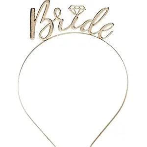 Women Gold-Toned Embellished Bridal Hairband