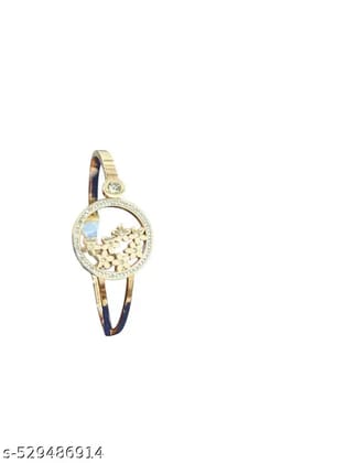 Graceful Rose Gold, Silver Bracelet & Bangles