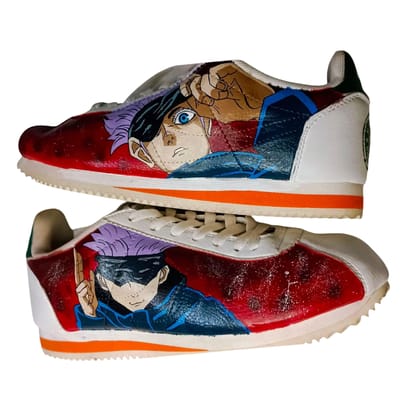Custom Hand-Painted Gojo Anime Shoes - Unique Sneakers for Fans