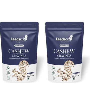 Feedsco Cashew nut (Kaju) 100 Pack of 2